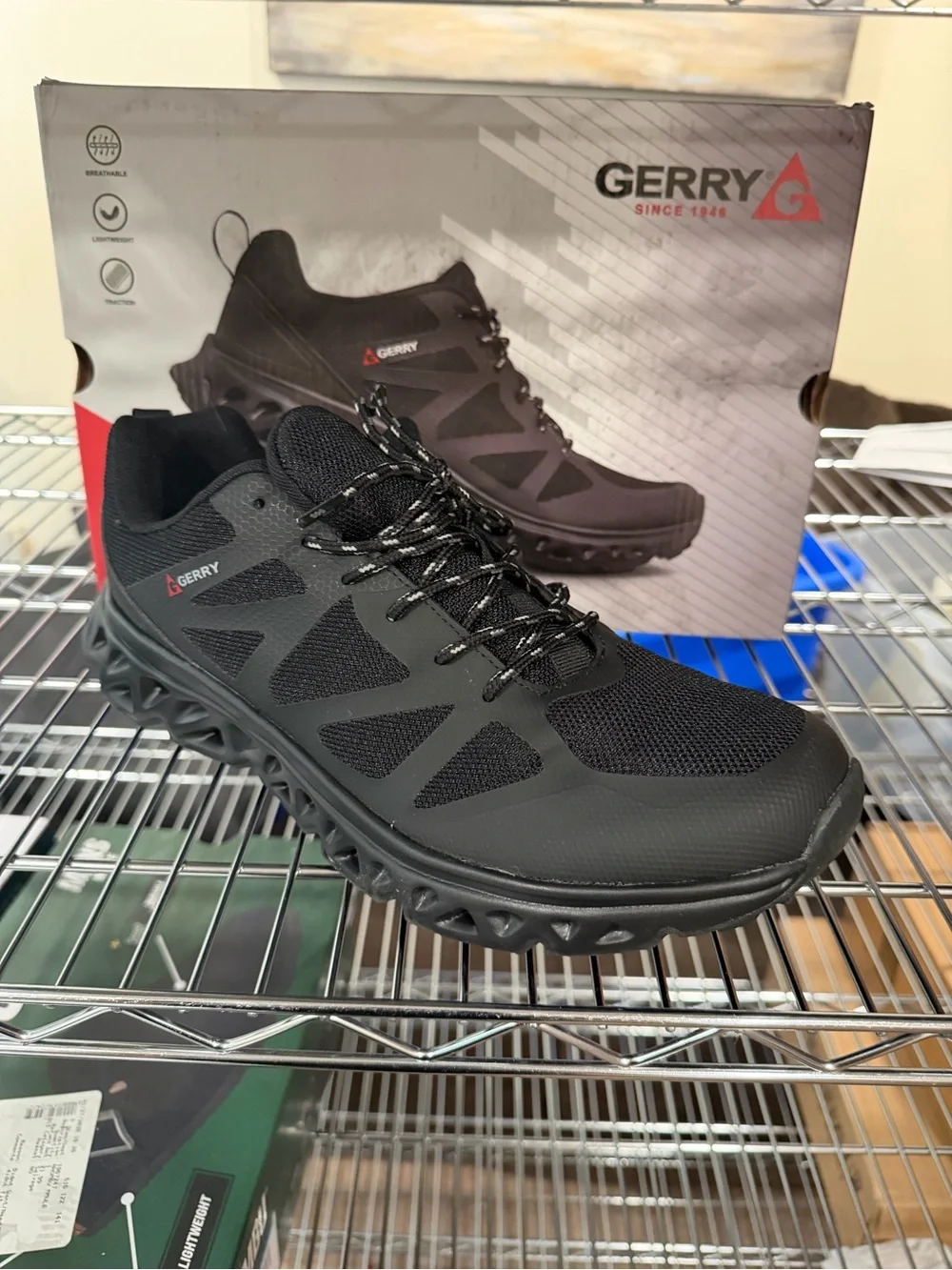 Gerry Men’s speed Trail Hiking Running Shoes Black Size 13 M US